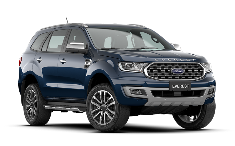 Ford Everest - Màu Xanh Thiên Thanh